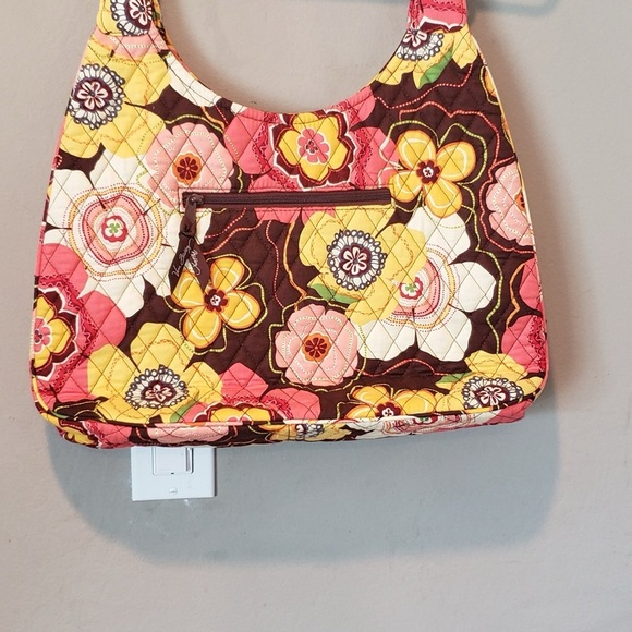 Vera Bradley Pink and Yellow Floral Shoulder Bag New with tag - Picture 3 of 4